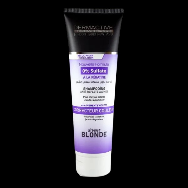 Dermactive Shampooing Sheer Blonde Correcteur De Couleur 250 ml