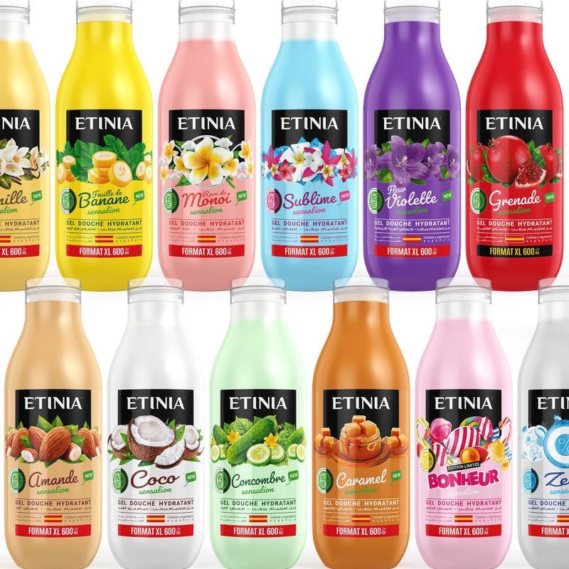 ETINIA Gel Douche Hydratant – 600 ml