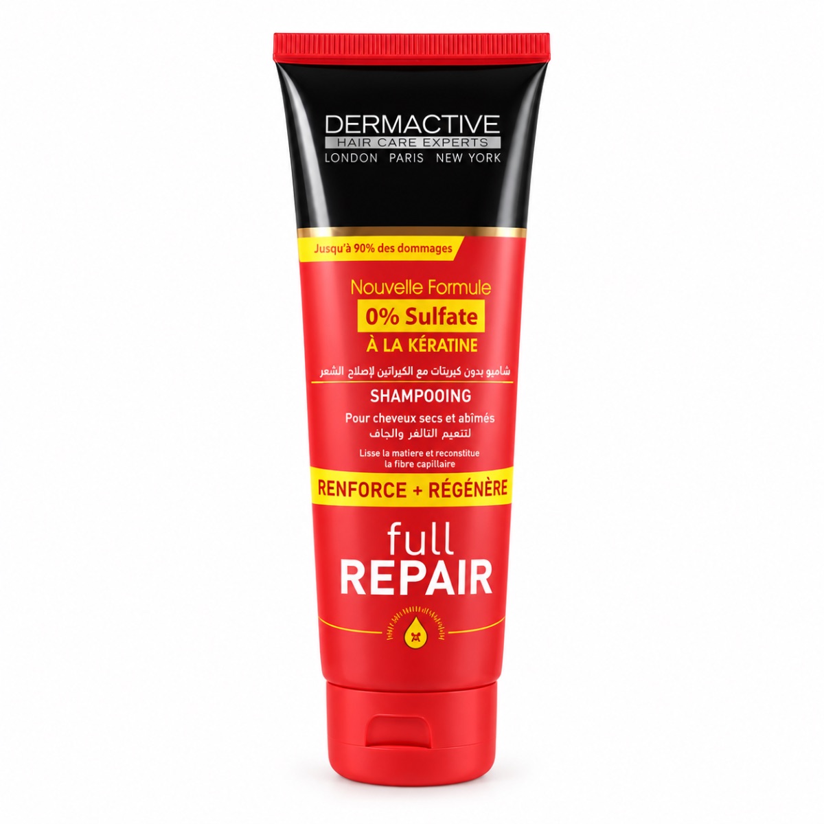 Dermactive Shampooing Full Repair À La Kératine Sans Sulfate 250 ml