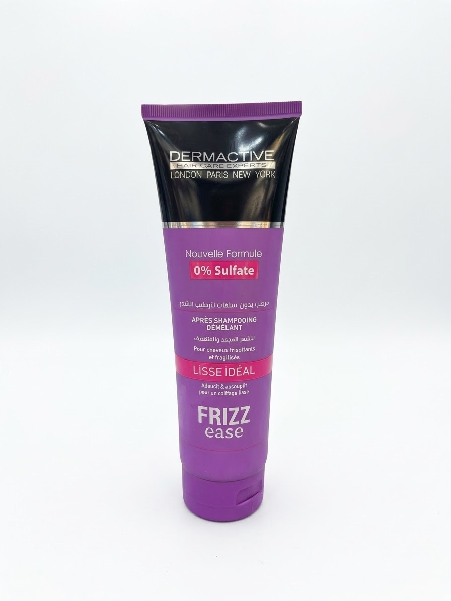 DERMACTIVE apres-shampooing sans sulfates frizz ease 250ml