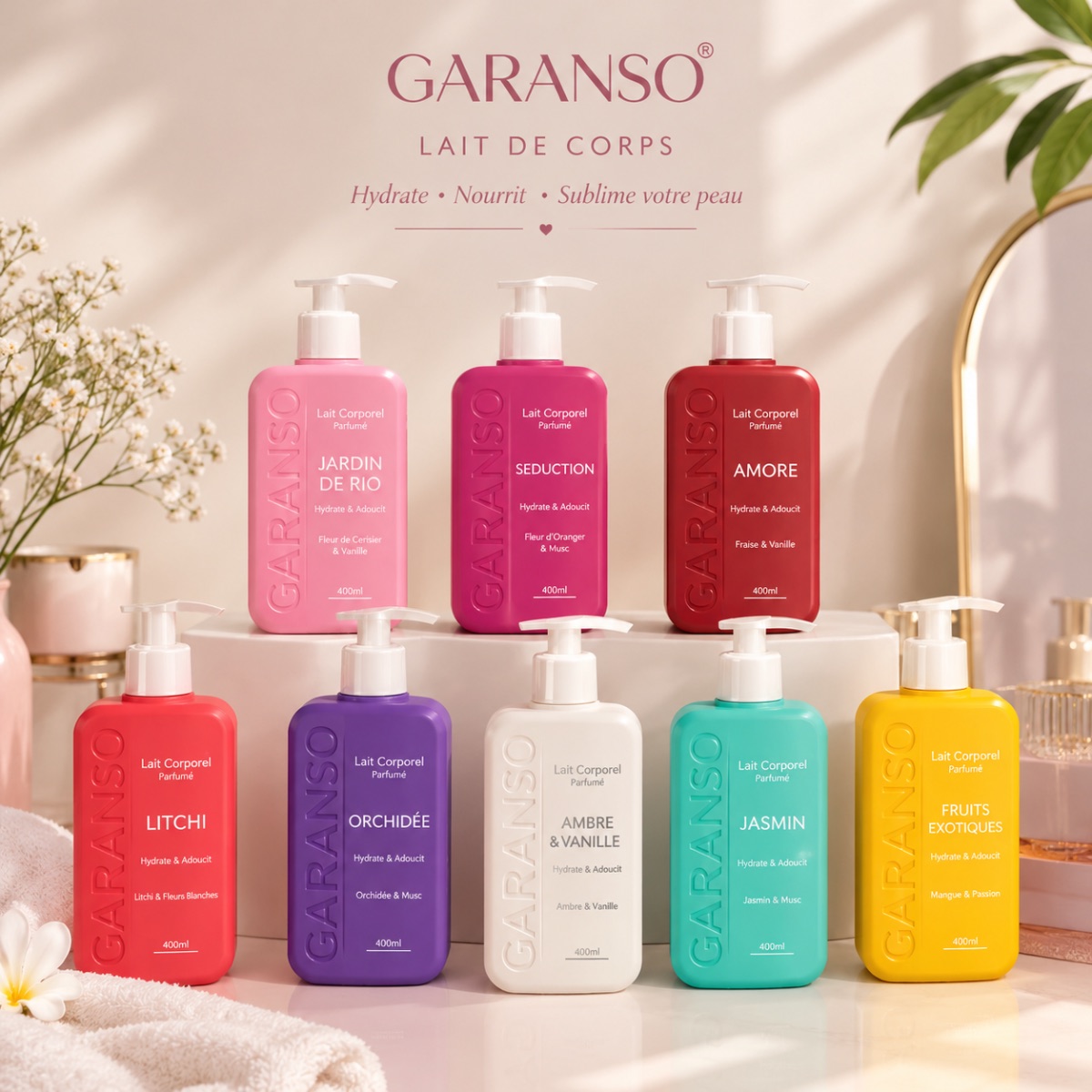 Garanso – Lait Corporel Parfumé 400 ml